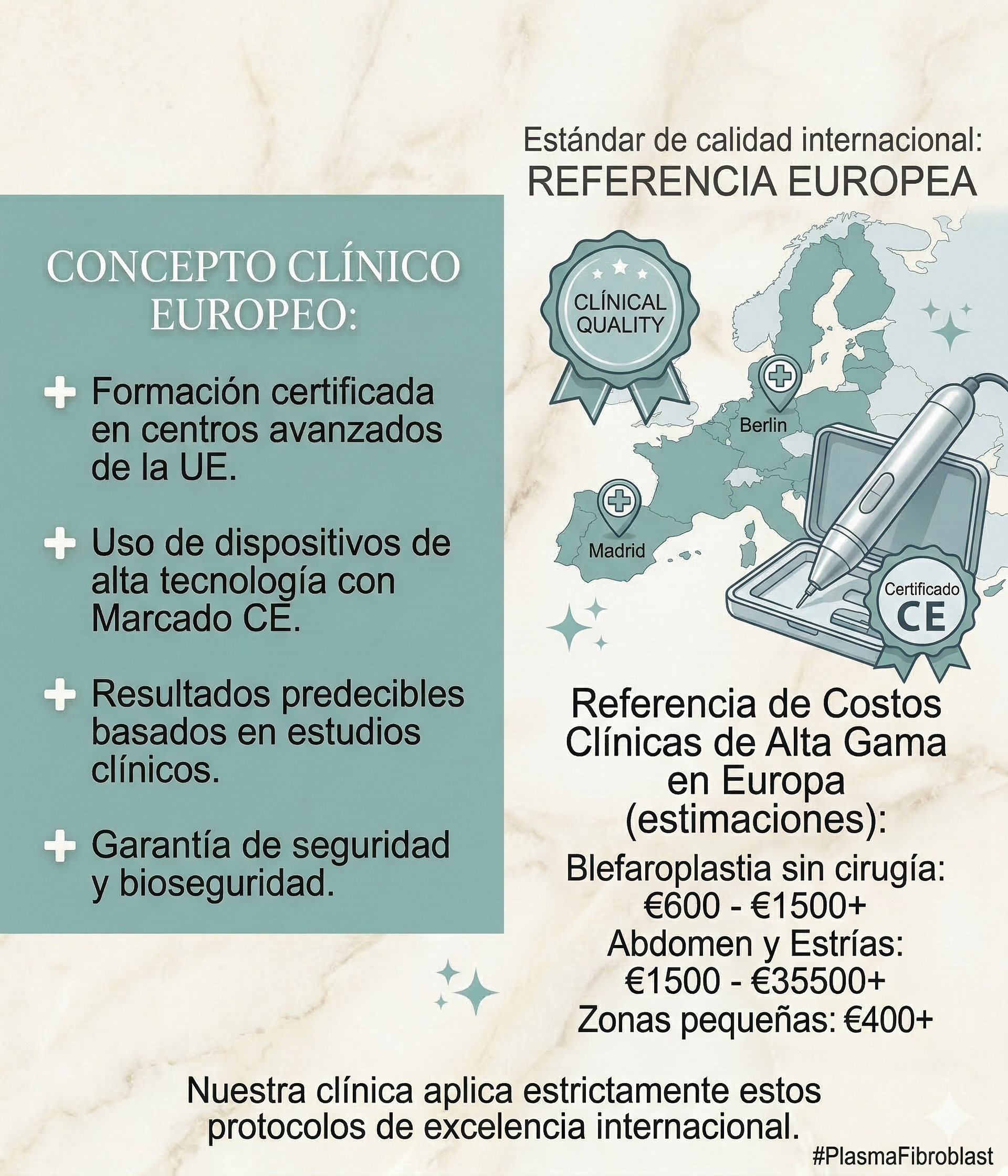Referencia internacional del Plasma Fibroblast en Europa